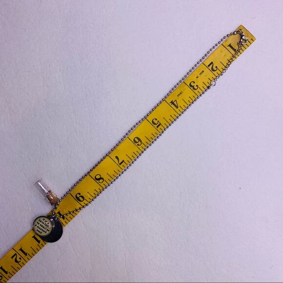 Charm necklace with bottle cork faith seeds saying - Picture 6 of 7